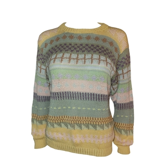 Andina Cotton Sweater M Multiple Colors - Picture 3 of 5